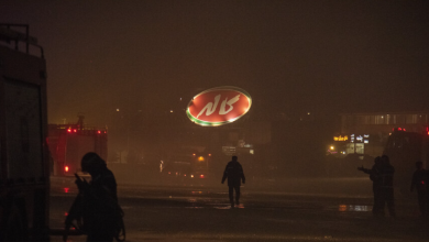 آتشسوزی کارخانه لبنیات کاله